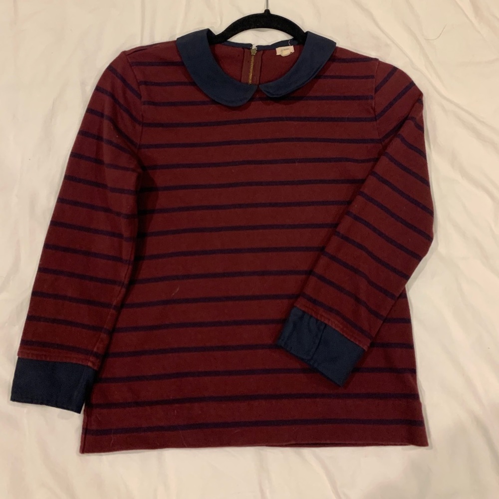 J.Crew Size Small Blouse With Zipper Back
